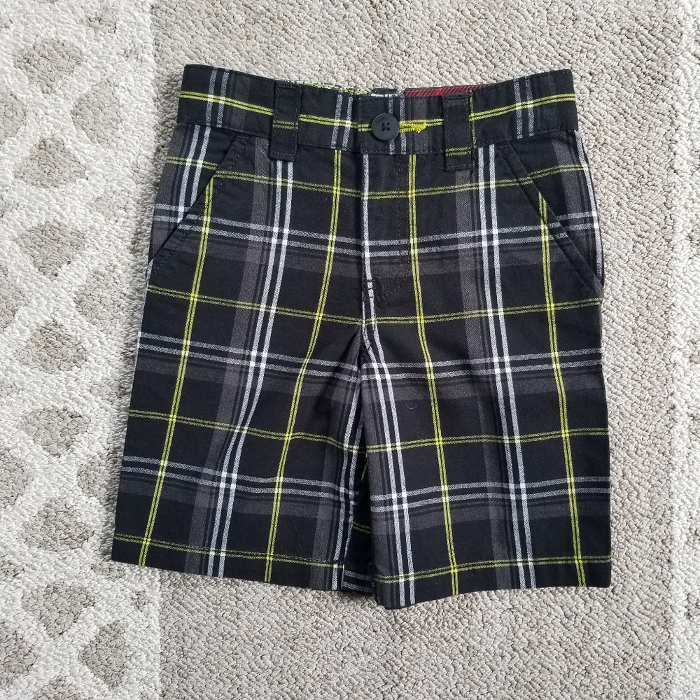 Tony Hawk Plaid Shorts NEW Boys Size 4